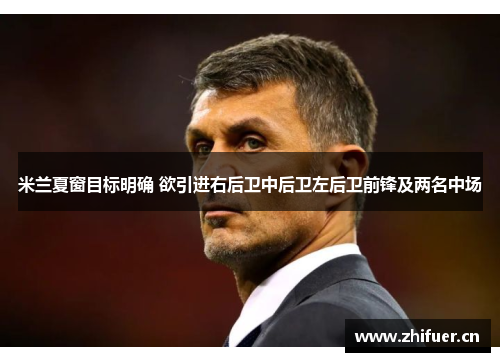 米兰夏窗目标明确 欲引进右后卫中后卫左后卫前锋及两名中场